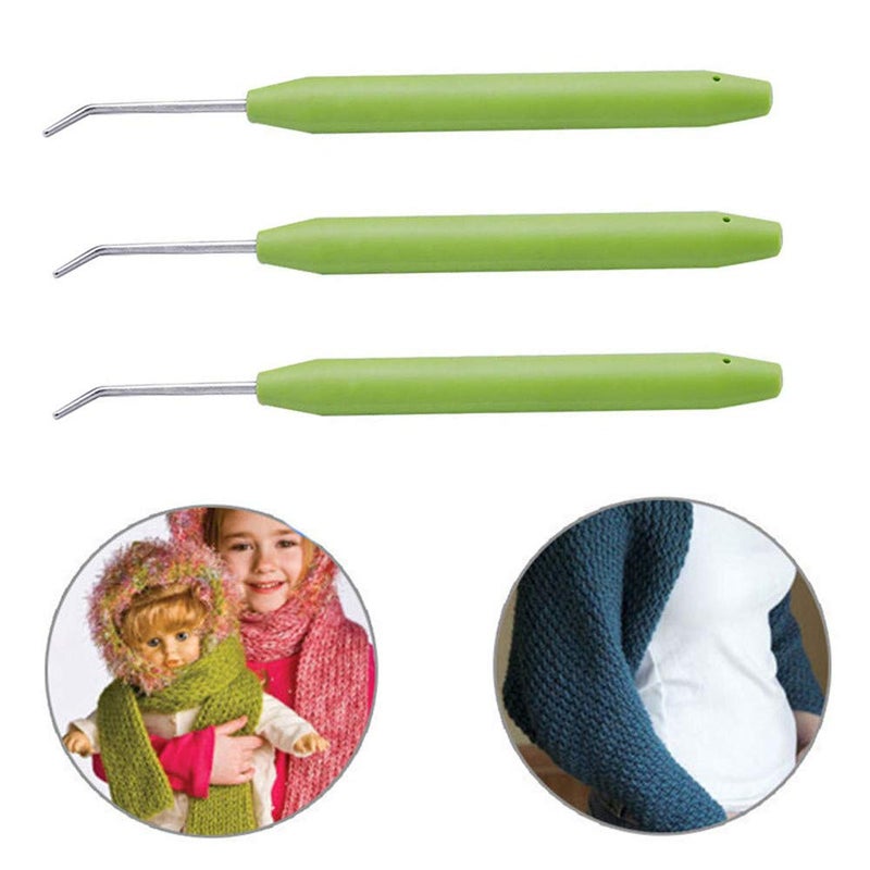 Mofuiry 4 Sets Knitting Loom Hooks, Crochet Hook Set with 8 Pieces Needles for Knifty Knitters ? - Image 3